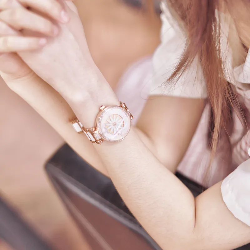 REEF TIGER Automatic Mechanical Movement Watch Women's Watch Pink Watch Dial RGA1599-MF-7