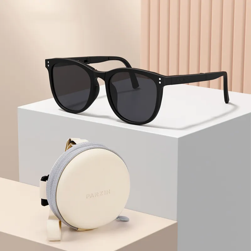 PARZIN EMS Round Sunglasses Unisex-2