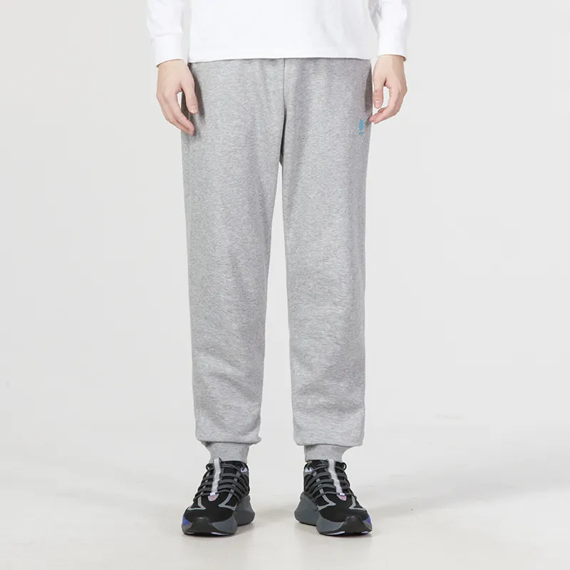 Adidas Knitted Sweatpants Men Gray-2