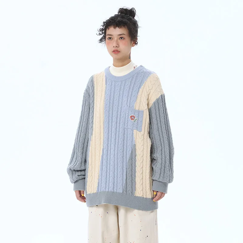 MostwantedLab Vintage Flower Sweaters Unisex-5