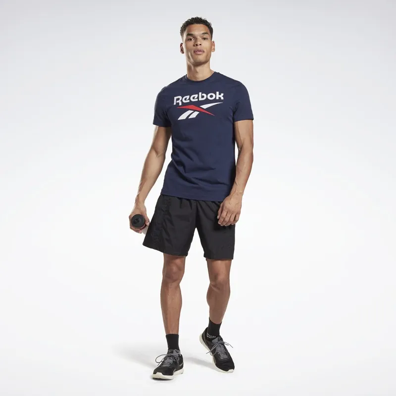 Reebok T-Shirts Men Navy Blue-1