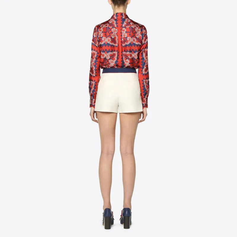 Valentino Casual Shorts Women's White-2