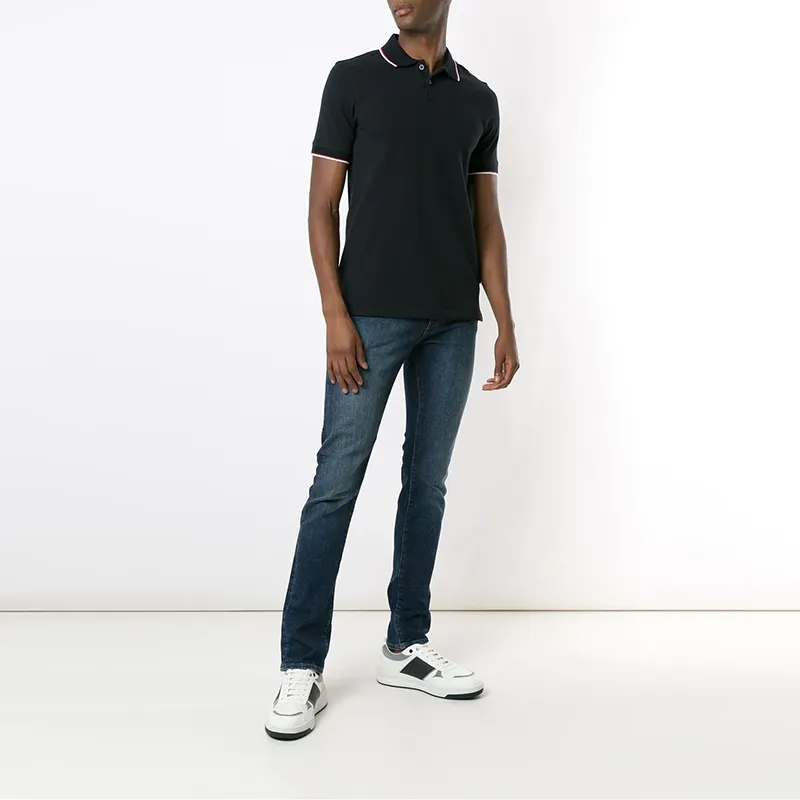 ARMANI EXCHANGE SS22 Polo Shirt Men's Marine Blue-2