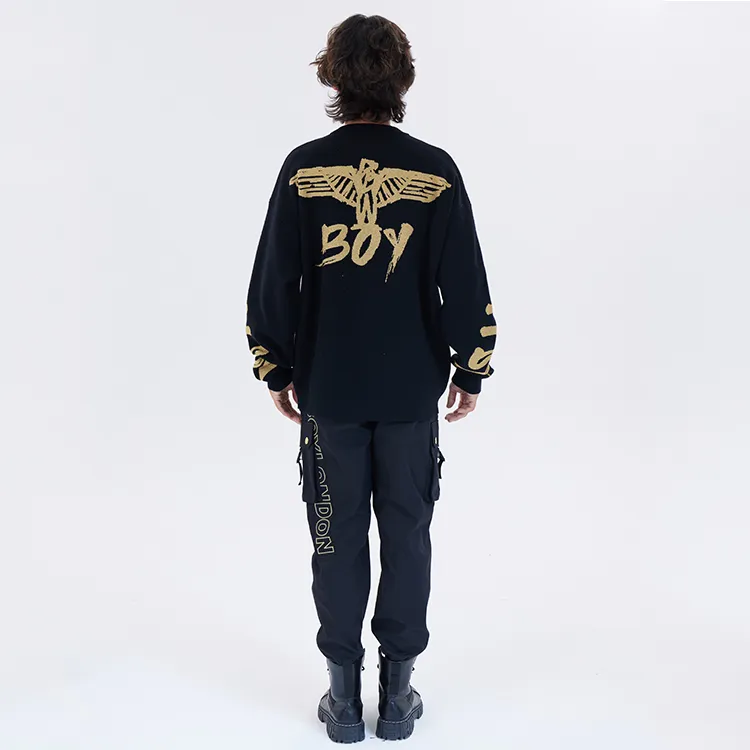 Boy London FW22 Knitwear Unisex Black-6