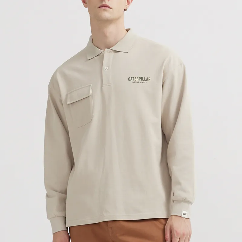 CAT Polo Shirts Unisex Apricot-2