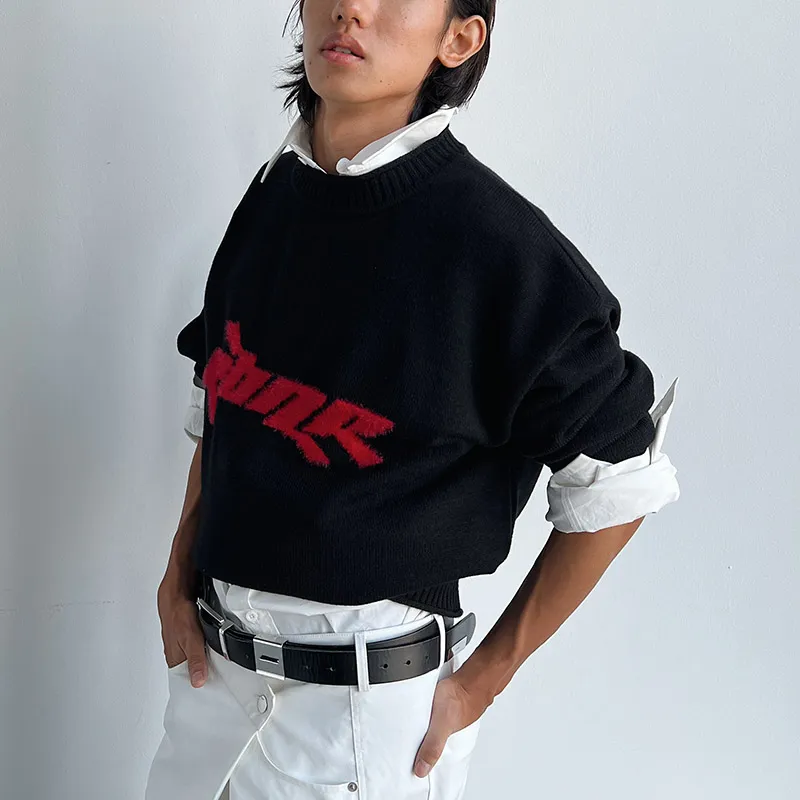 ROARINGWILD Sweaters Unisex Black-6