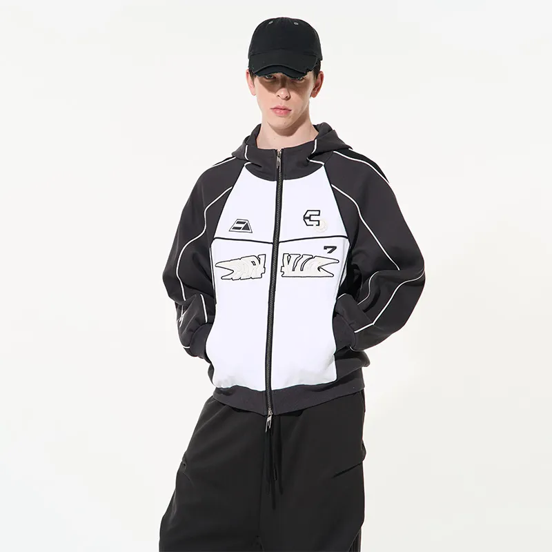 BLINDNOPLAN BLIND NO PLAN Vanguard Hooded Loose Fit Sweatshirt Spring And Autumn Unisex-6