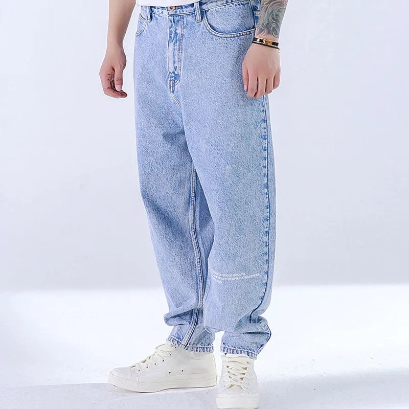 WAYNEXZAVIER Jeans Men's Light Blue-4