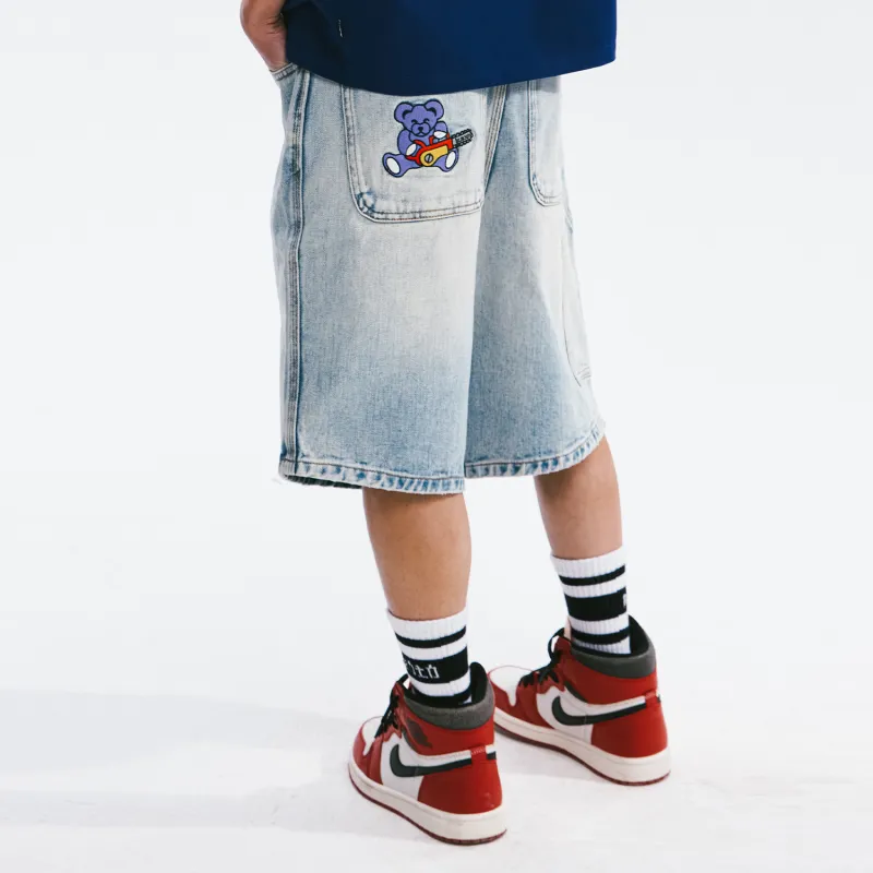 BURNIN Denim Shorts Unisex-2