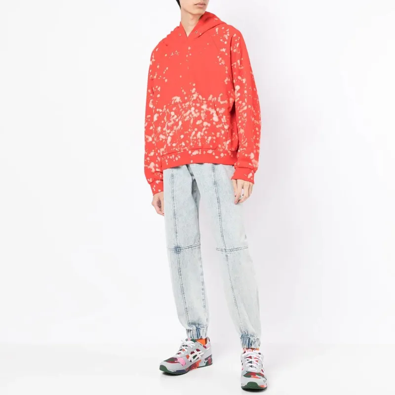Liberal Youth Ministry Bleach splash Cotton Hoodie-2