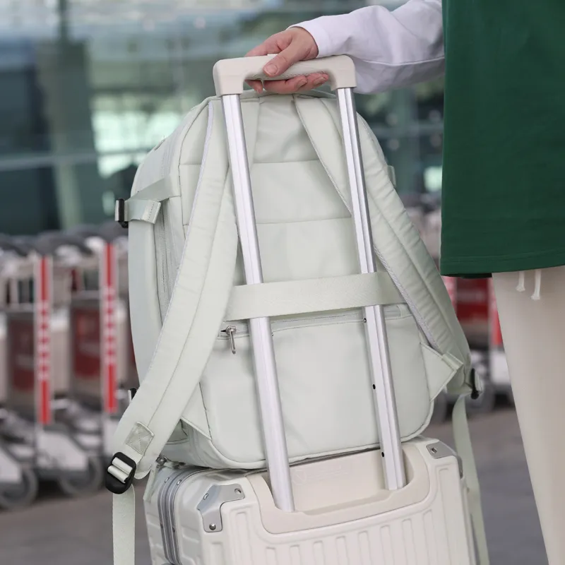 COWBONE Nylon Backpack Medium Size Unisex Grass Green/Beige/Internet Famous Purple/Cool Black-8