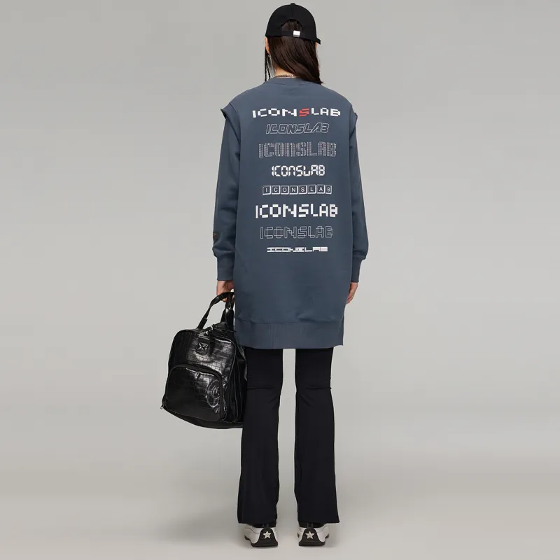 ICONS Lab Sweatshirts Unisex Gray Blue-3