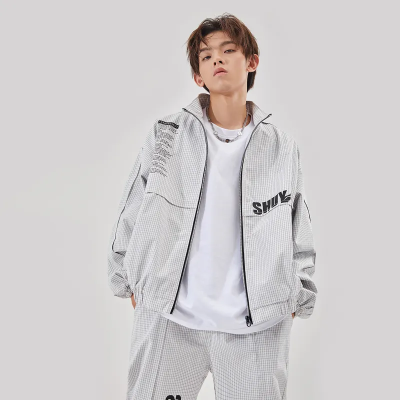 GUKUUL Loose Fit Jacket Unisex White-4