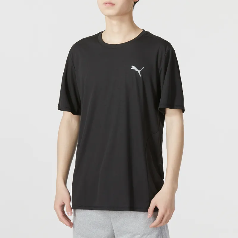 PUMA RUN FAVORITE T Shirt Men's Black-4