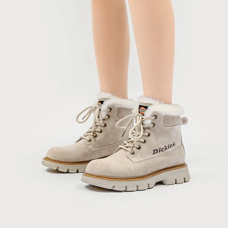Dickies Martin Boots Women's Beige-5