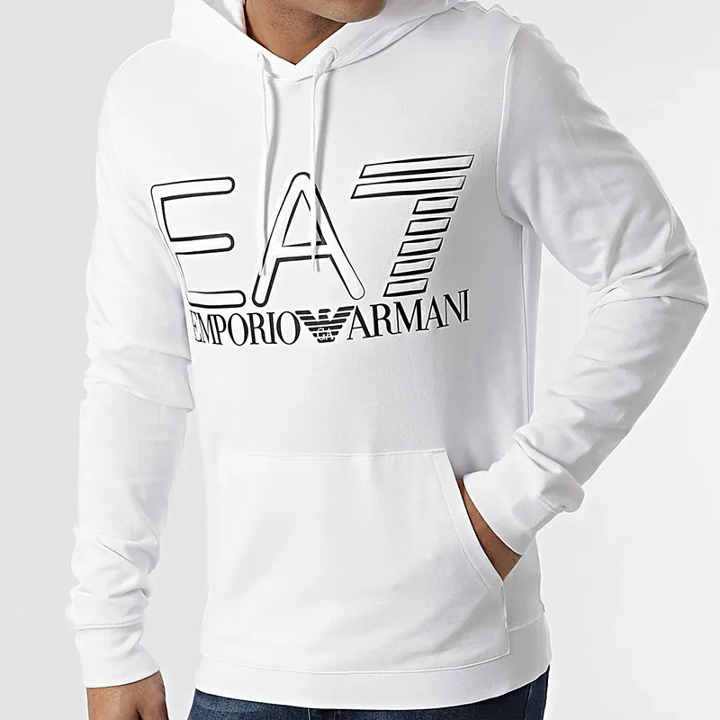 EMPORIO ARMANI EA7 SS22 Sweatshirt Men's White-2