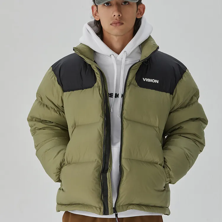 Vision Street Wear Down Jacket Unisex Olive-4