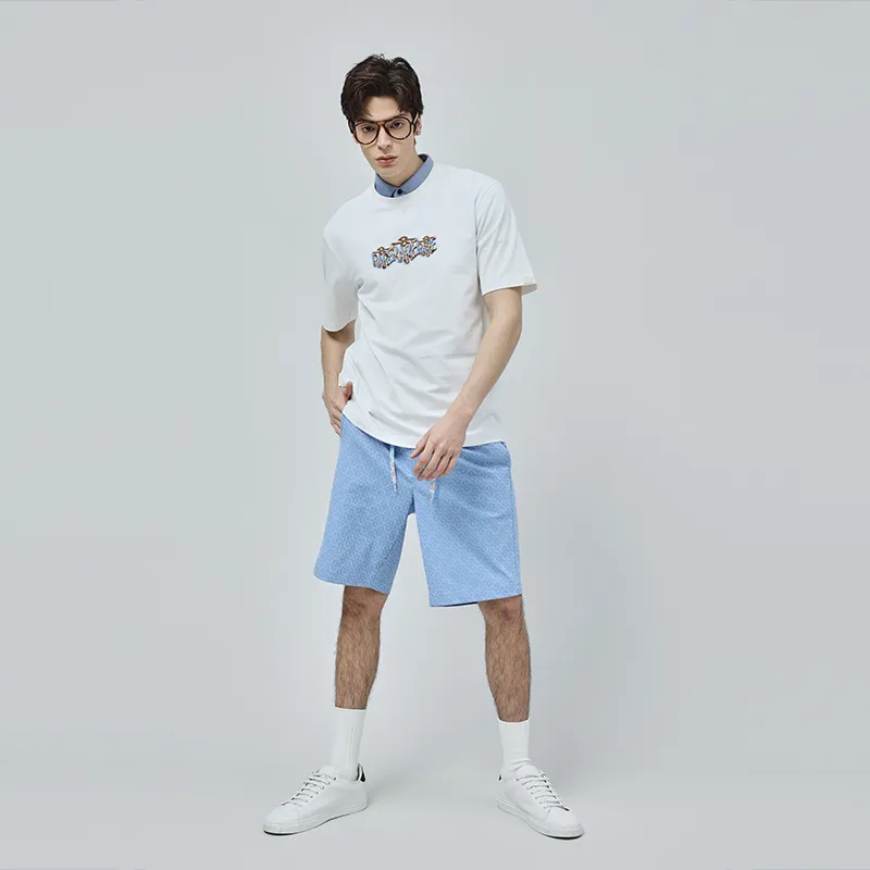 RARE Short Sleeved T Shirts Men's White-6