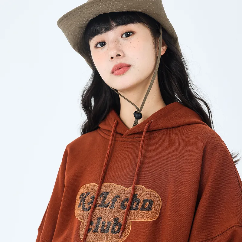 KXLFCHN Hooded Loose Fit Sweatshirt Fall Unisex-4