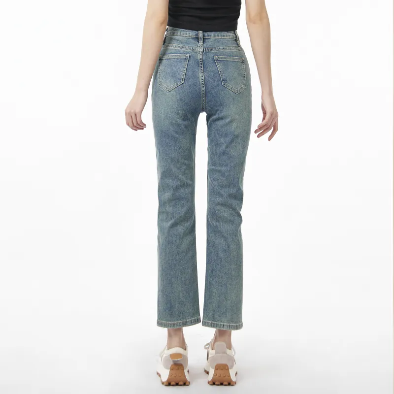 QYPRF Jeans Women's Blue-2