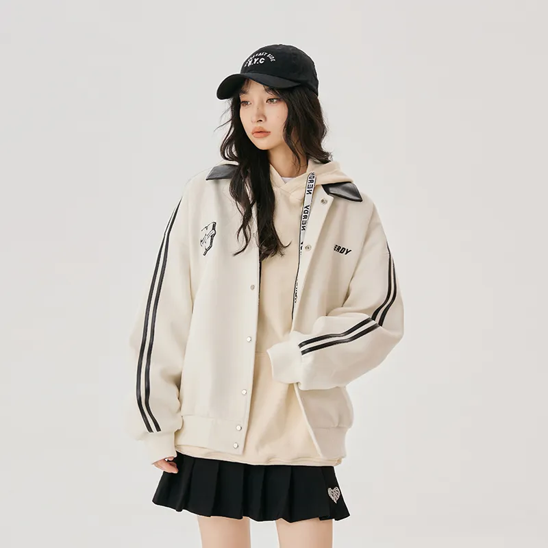 Nerdy Baseball Jerseys Unisex Beige-3