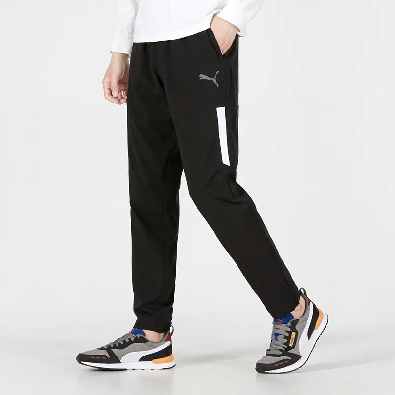 PUMA ESS Knitted Sports Pants Men's Black-2