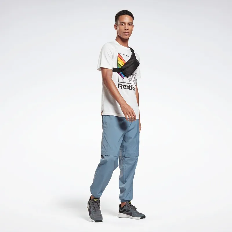 Reebok Set in Sleeve T Shirt Unisex White-1