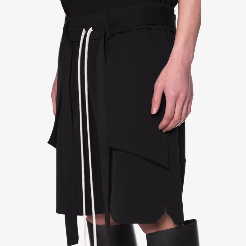 ARNODEFRANCE Shorts Unisex Black-2