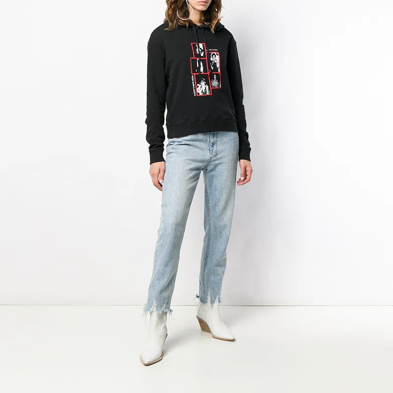 SAINT LAURENT Sweatshirts Women's Black-1