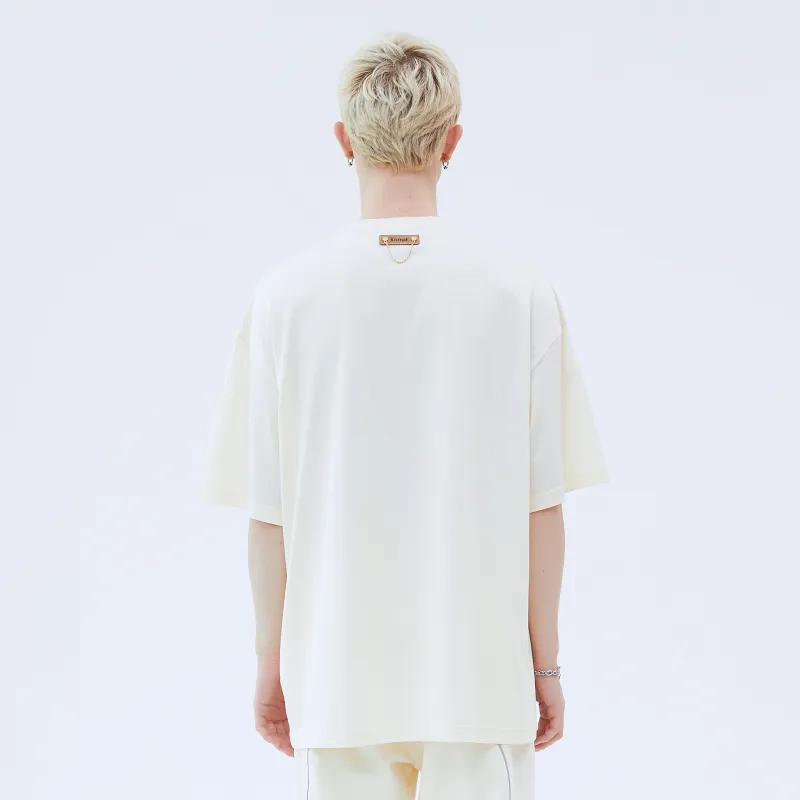 LIUREGALI T-Shirts Unisex Apricot-2