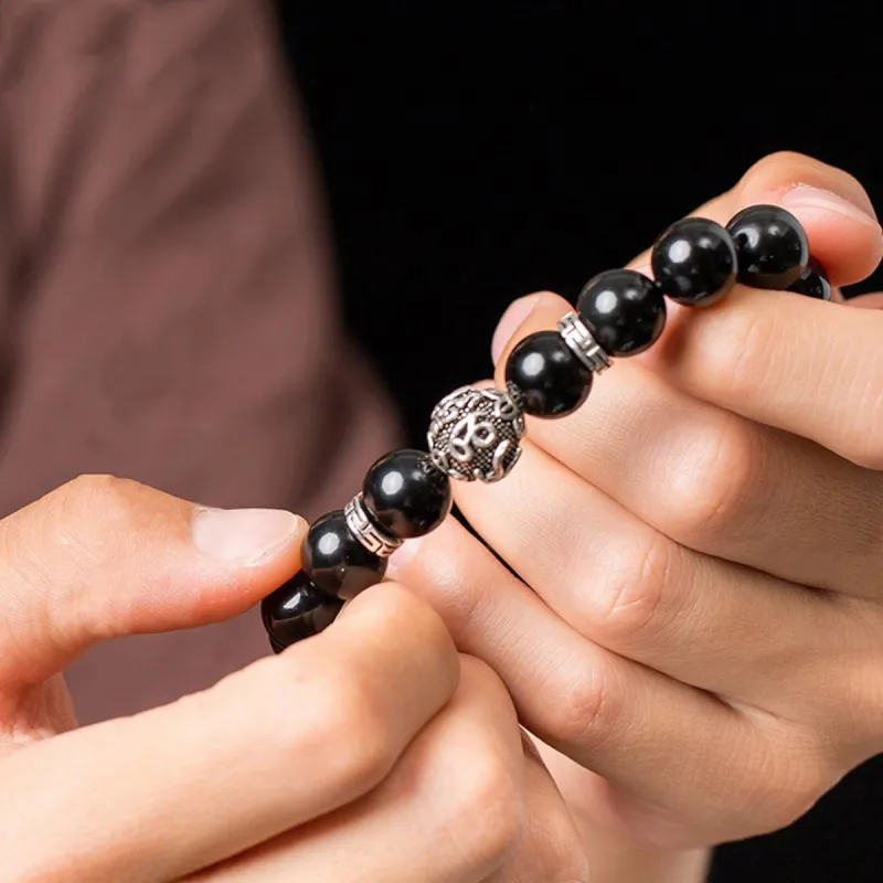YINCHIE Obsidian Bracelets Men's-2