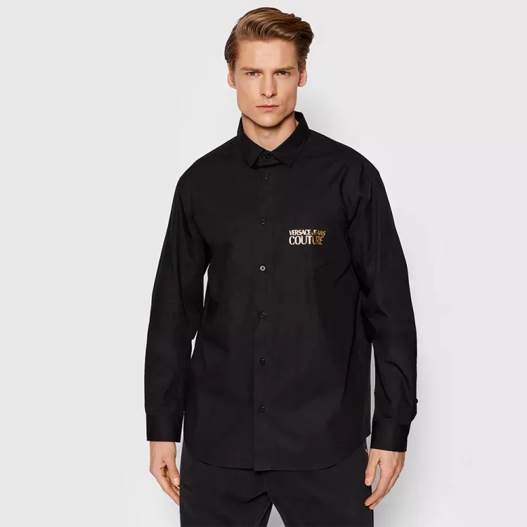 VERSACE JEANS COUTURE Shirts Men Black - Cheap Rcj Jordan Outlet