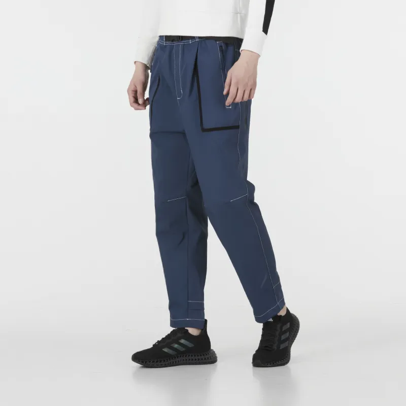 Adidas Knitted Sweatpants Men Blue-4