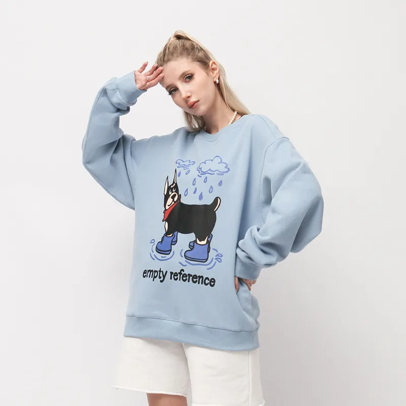EMPTY REFERENCE Sweatshirt Unisex Blue-4
