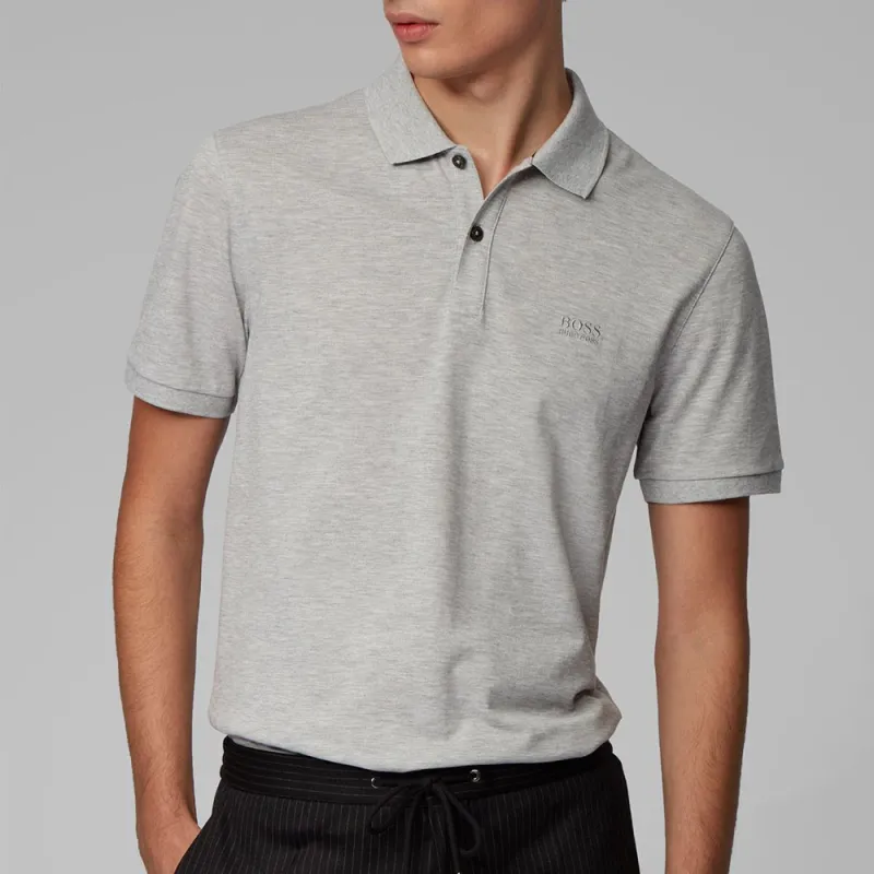 HUGO BOSS Polo Shirts Men Light Gray-3