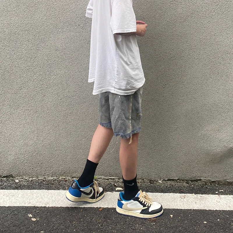COOLALPACA Unisex Denim Shorts Swag-3