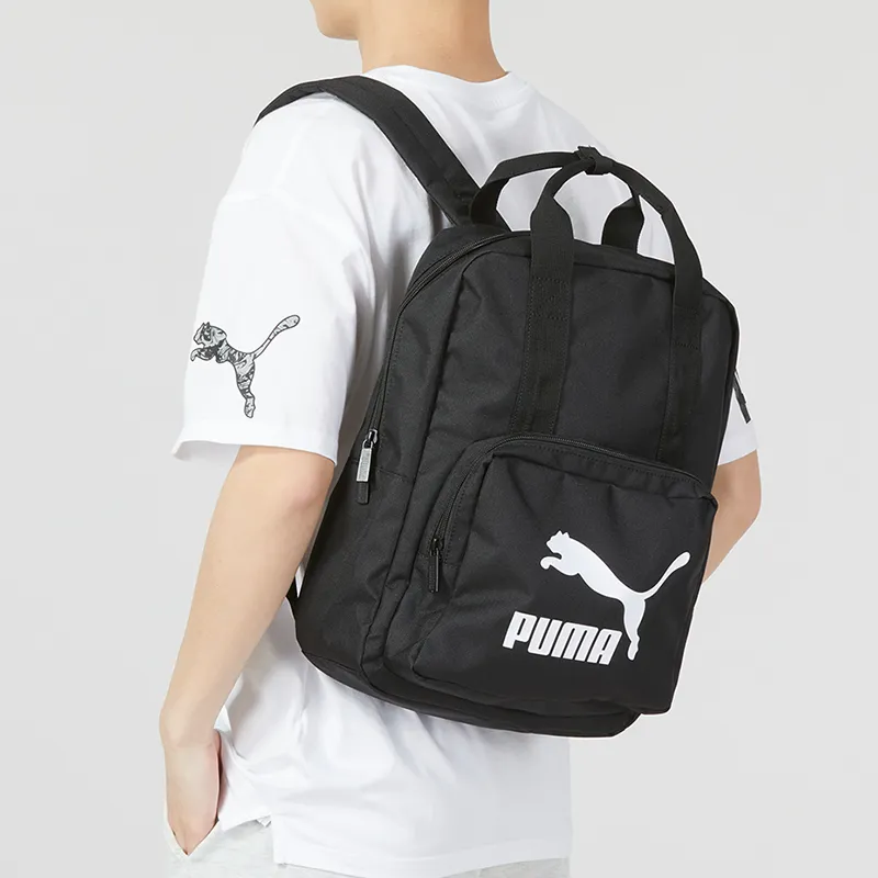 PUMA Fabric Laptop Bag Backpack Regular Unisex Black-4