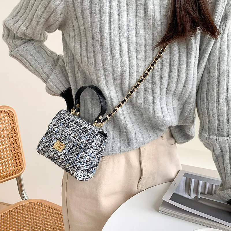 JANE KLAIN PU Leather Cell Phone Pouch Crossbody Bag Shoulder Bag Handbag Mini Women's Apricot/Blue/Black-6
