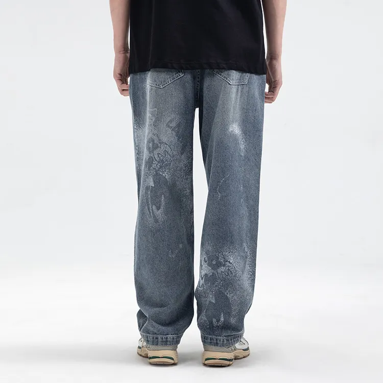 LAMLICKA Jeans Unisex Blue-7