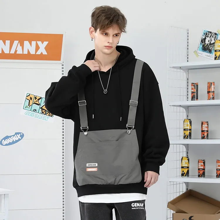 GENANX Sweatshirts Unisex Black-4