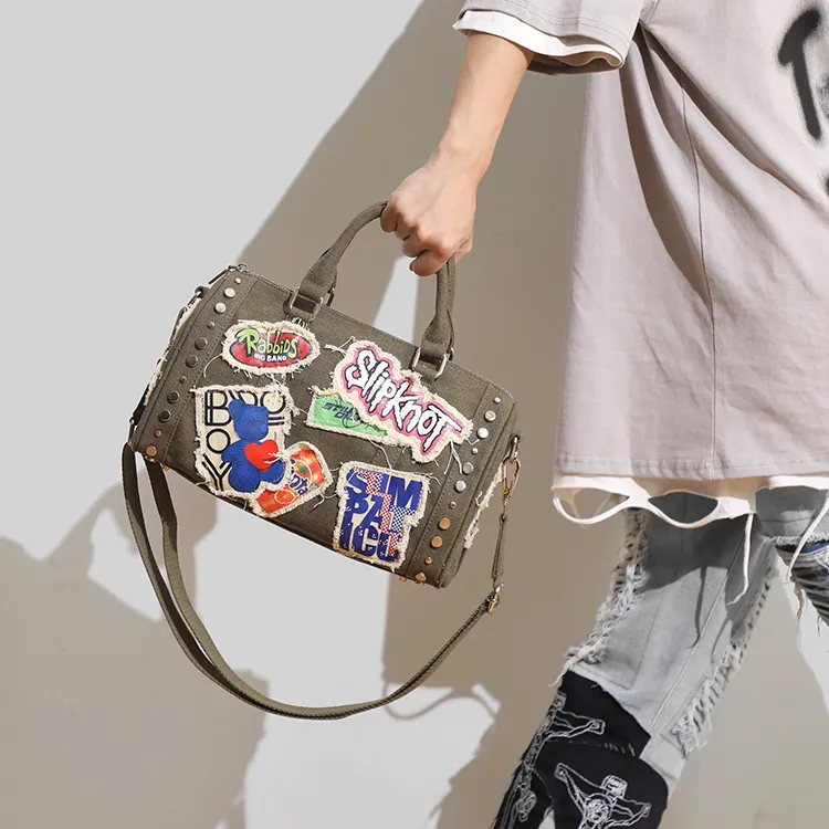 MASTER CANVAS Canvas Canvas Bag Handbag Shoulder Bag Crossbody Bag Regular Women's Gray-8