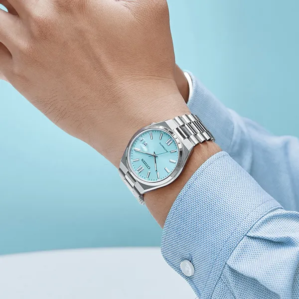CITIZEN ME Iridescent Collection Mechanical Movement Stainless Steel Strap Watch Unisex Blue Dial-2