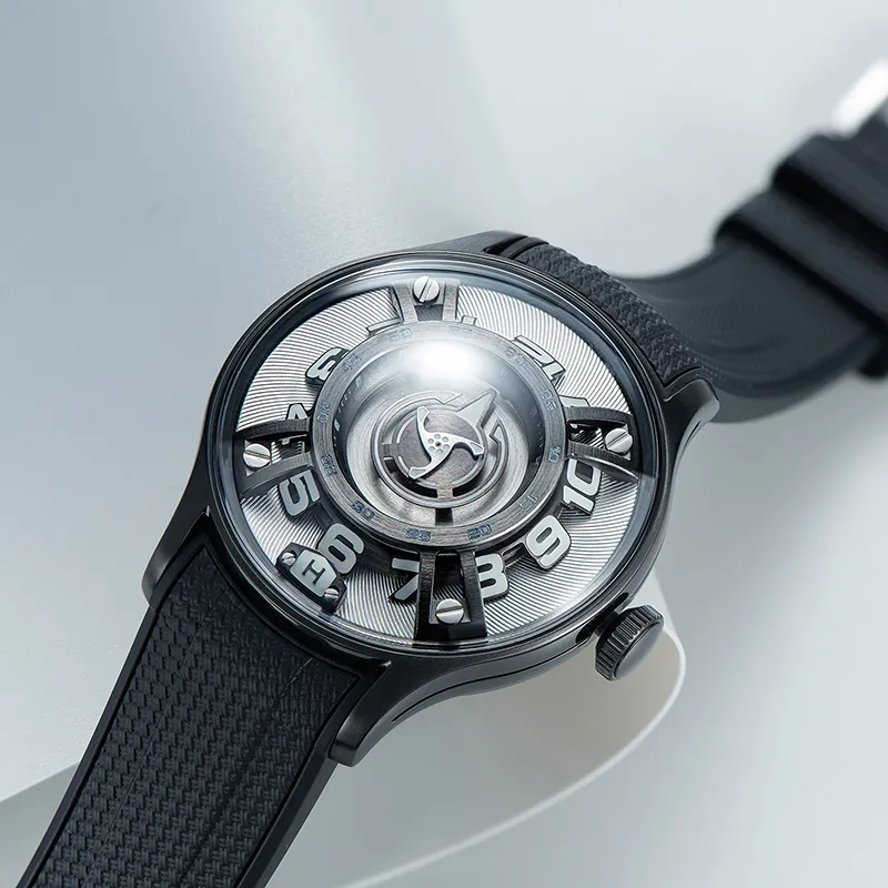 REEF TIGER OBLVLO Collaboration Mechanical Movement Watch Unisex White Dial OBL BLM-24