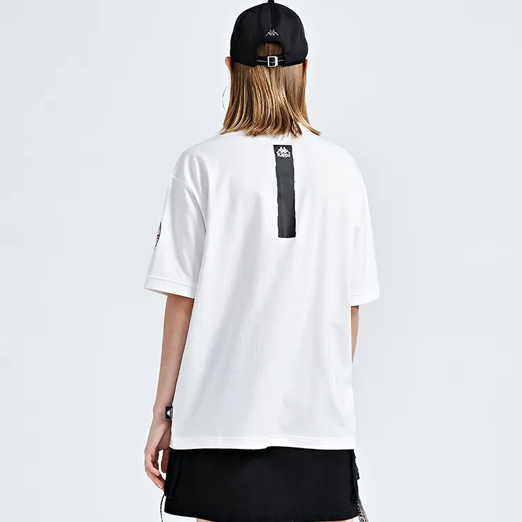 Kappa Drop Shoulder Sleeve T-Shirt Unisex Bleach-3