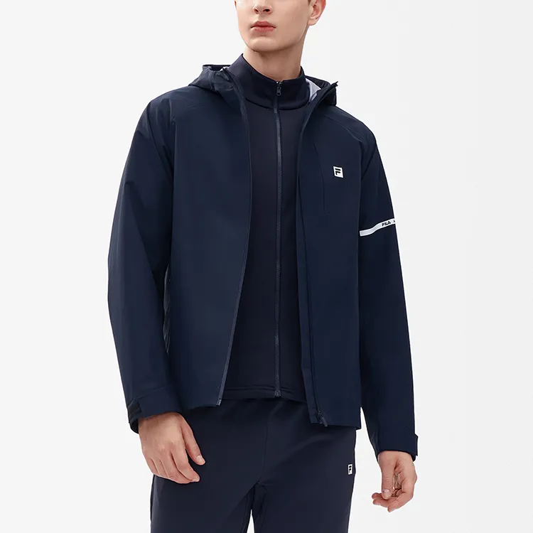 FILA Jackets Men Royal Blue-4