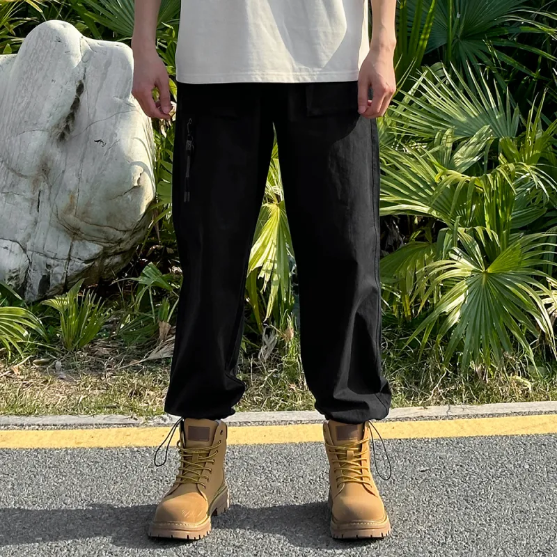 VAS＆CO Cargo Pants Unisex Black-4