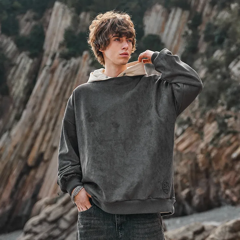 BTW Crew Neck Loose Fit Sweatshirt Unisex-24