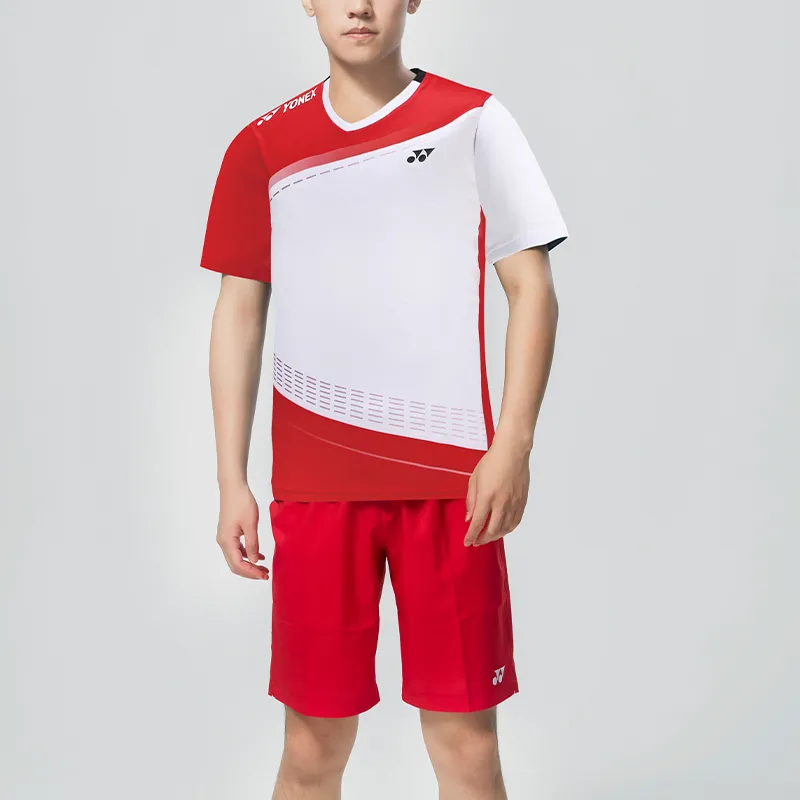 YONEX T Shirts Men Fresh Red-2