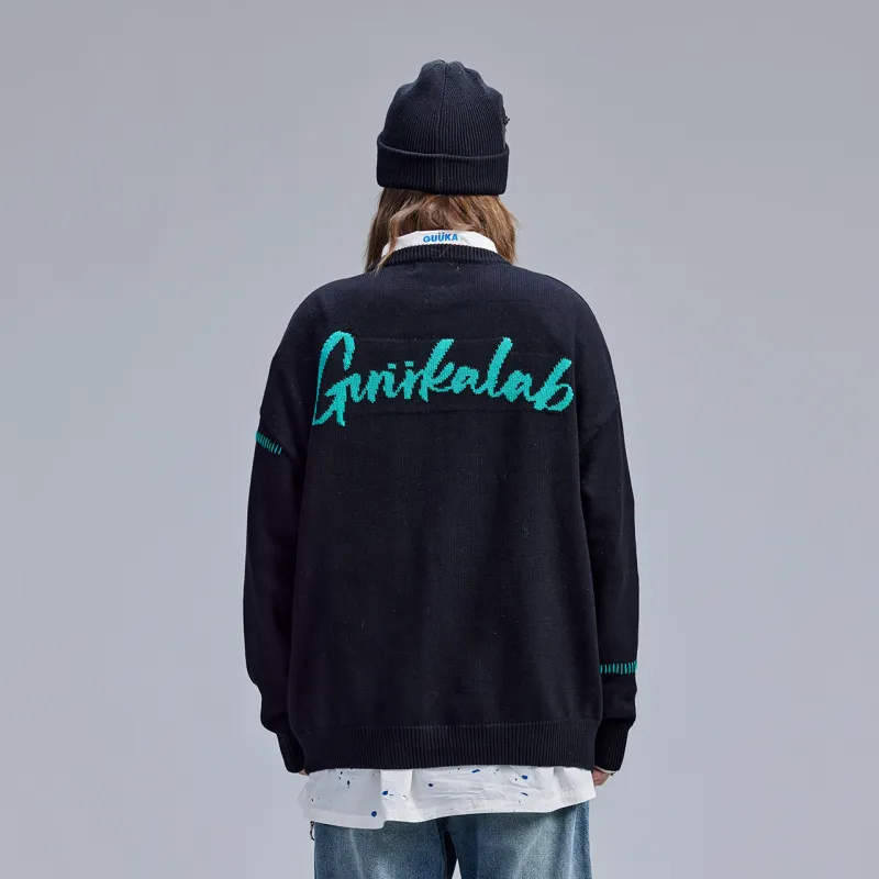 Guuka Sweaters Men Black-7