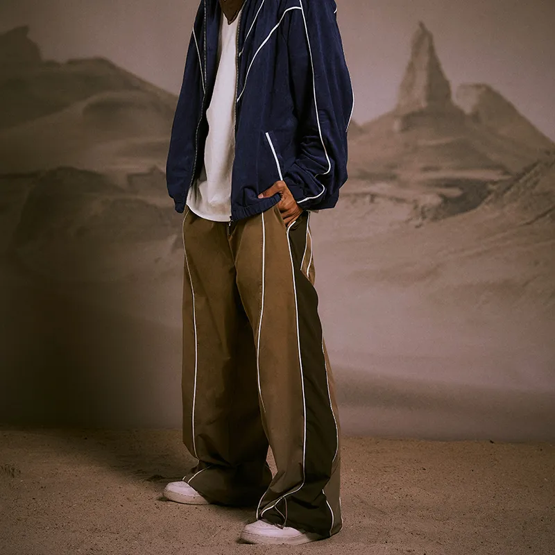 CHIGGALAB FW22 Wide Leg Sports Pants Unisex-9